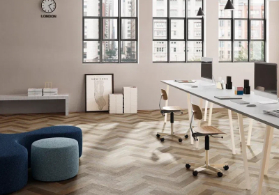 Кварцвиниловый LVT ламинат Invictus Maximus Dryback Parquet New England Oak - Sand