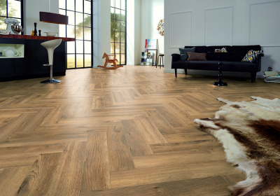 Ламинат Kronotex Herringbone / Хэринбоун D 4764 Treviso Eiche / Тревизо Эйхе